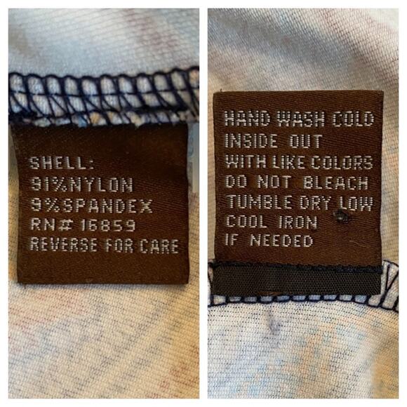 J. McLaughlin Women's  Small Catalina Henley Paisley Snap Tunic Blue Orange - Picture 5 of 7